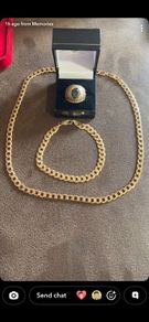 Good ring bracelet and chain