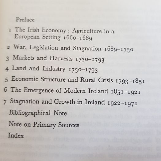 An Economic  History Of Ireland Since 1660 By L.m. Cullen.