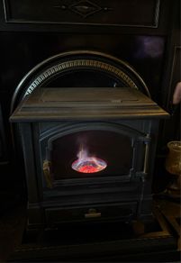 Oil Filled Fireplace