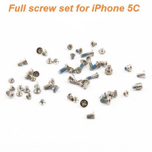 New Replacement Full Screw Screws Set Repair for Apple iPhone 5C SPP- 845