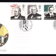 1995 Great Britain Pioneers of Communication Commemorative Stamps Royal Mail Addressed First Day Cover (FDC)