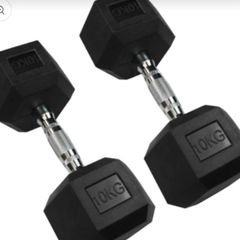 10kg x2 Hexagon dumbbell (pair)