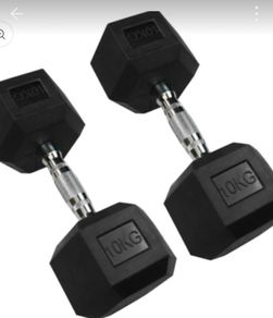 10kg x2 Hexagon dumbbell (pair)