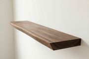 Live Edge Walnut Floating Shelf | Made to Measure | Handmade in Ireland