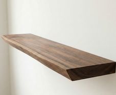 Live Edge Walnut Floating Shelf | Made to Measure | Handmade in Ireland