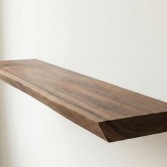 Live Edge Walnut Floating Shelf | Made to Measure | Handmade in Ireland