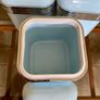 3 Swan Retro Enamel Airtight Storage Containers Powder Blue 1 litre Image 8