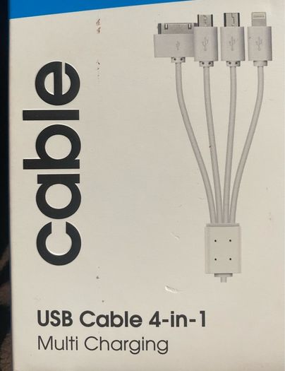 iPhone Samsung 4 in 1 for USB Cable multi Charging