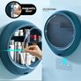 Dustproof & Waterproof Wall-mounted Cosmetic Organizer Storage Box Image 6