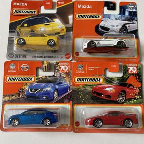 Mazda Autozam/ MX-5 Miata, Nissan Sentra - Matchbox cars