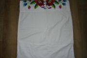 Embroidered pillowcases