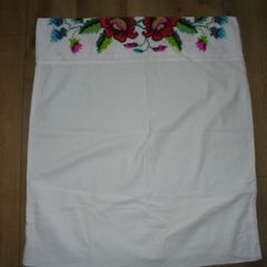 Embroidered pillowcases