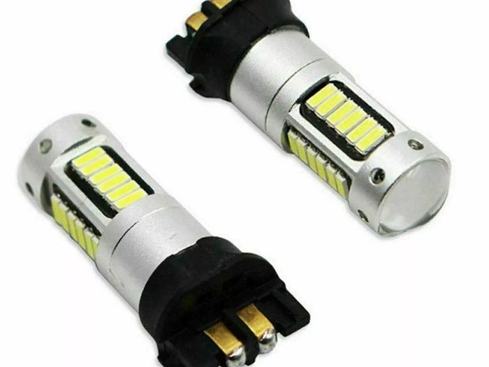 2pcs Xenon White PW24W PWY24W LED Bulbs For Audi BMW VW Daytime Running Lights