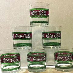 Coca Cola set of Liberty glasses from the 80's