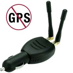2 Antenna Anti Tracker Car Charger Style GPS L1 L2 12-24V Car GPS Signal Interference Blocker Jammer