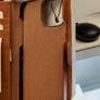dbramante1928 Lynge 2-in-1 Handcrafted Leather Wallet Case for iPhone 13, 14, 15 Pro Max - Tan Image 9
