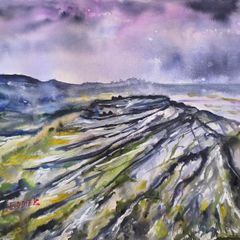 the  burren watercolour