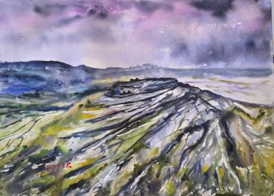 the  burren watercolour