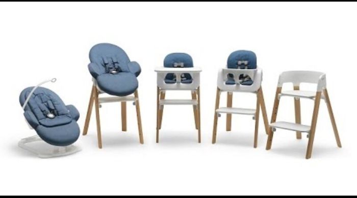 2x Stokke Steps  bouncer and highchair