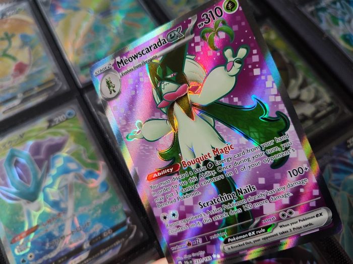 Meowscarada EX ! Full Art ! from Paldea Evolved Set ! 2023 ! Pokemon Card !