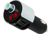 New LCD FM Audio Car Transmitter Bluetooth 5.0 USB Charger Handsfree Kit #1176