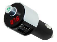 main image for ad New LCD FM Audio Car Transmitter Bluetooth 5.0 USB Charger Handsfree Kit #1176