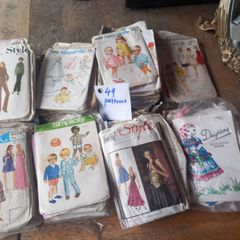 49 clothes patterns, 70s, 80s, vintage Post 8e D18