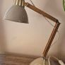 Bermondsey wooden anglepoise table lamp adjustable Image 2