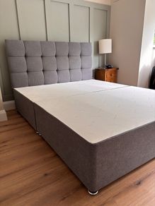 king size base and headboard