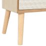 TV Cabinet with 6 Drawers 130x30x40 cm Solid Pinewood Image 7
