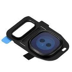 Back Camera Lens Frame Holder for Samsung Galaxy S7 Black- #120935