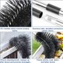 Gutter Cleaning Tools Kit 4M Telescopic Gutter Cleaner Roof with Adjustable Angle Pole Gutter Brush Scoop Roof Cleaning Equipment for Removing Leaves Debris from Gardens Ditches Villas Town Houses Image 6