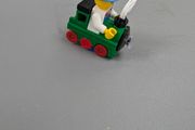 Lego figure in train costume