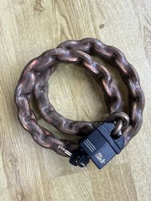 Motorbike chain lock