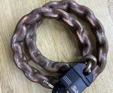 Motorbike chain lock
