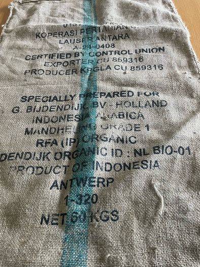 coffee bean hession sacks