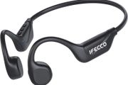 Bone Conduction Headphones Bluetooth 5.4 - IPX5 Waterproof Bone Conduction Earbuds with Mic,Open Ear Wireless Sport Headphones for Cycling Running Hiking