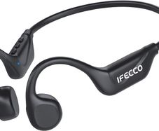Bone Conduction Headphones Bluetooth 5.4 - IPX5 Waterproof Bone Conduction Earbuds with Mic,Open Ear Wireless Sport Headphones for Cycling Running Hiking