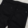 Wallis Black High-Waisted Jeggings / Trousers with Side Zip - Size 8 Image 3