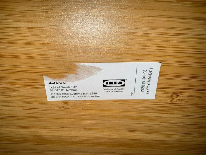 IKEA SVALNAS Bamboo Wall Shelving System