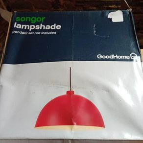 Red Metal Lampshade