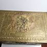 Brass fire file storage box Image 3