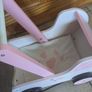 Toddler girls bike and wooden buggy Image 3