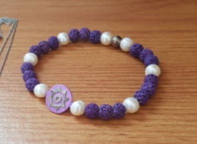 Tenerife fresh water pearls with coral bracelets