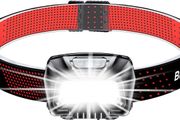 Head Torch Rechargeable, 2000L Super Bright LED Headlamp Headlight with Sensor Control, 6 Light Modes, IPX5 Waterproof, 30 Hrs Runtime for Power Cuts, Emergency, Running, Hiking etc.