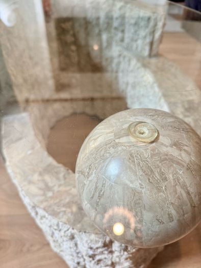 2 x Stone coffee tables