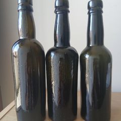 Lot of 3 vintage Guinness bottles