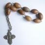 Vintage Rosary  Handmade Prayer Wooden Beads Image 5