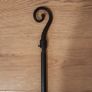 2 Pairs of Curtains and Curtains Pole - Black Velvet Fully Lined Blackout Eyelit Curtains and Large Curtain Rail Image 6