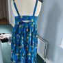 Brand new superdry blue midi dress with tiger print Image 3